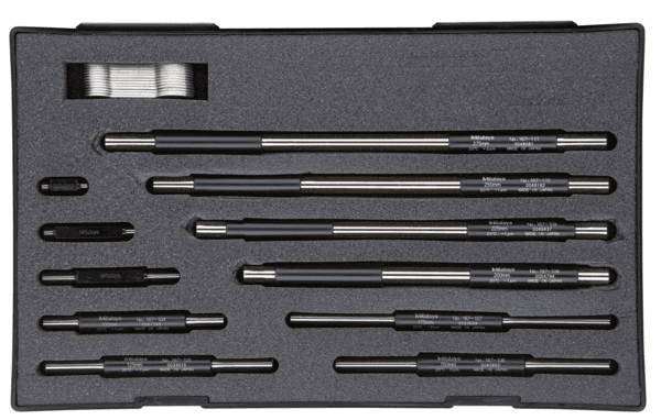 Image of outside micrometer economy design set 0-300mm, (12 pcs.),0,01mm .