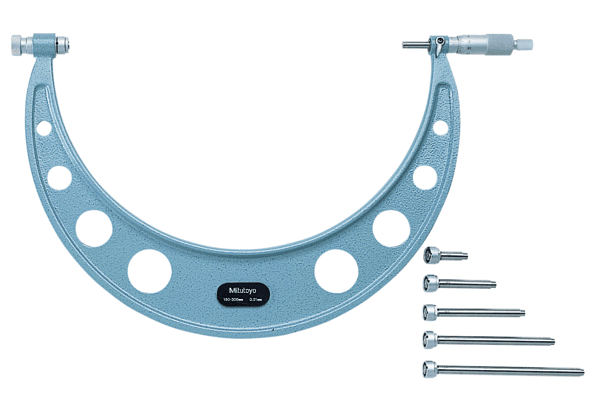 Image of outside micrometer interchangeable anvil 150-300mm .