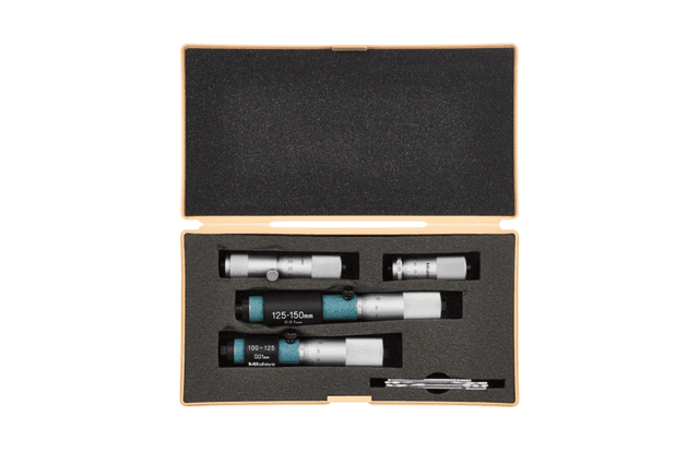 Image of tubular inside micrometer set 50-150mm, (4 pcs.) .