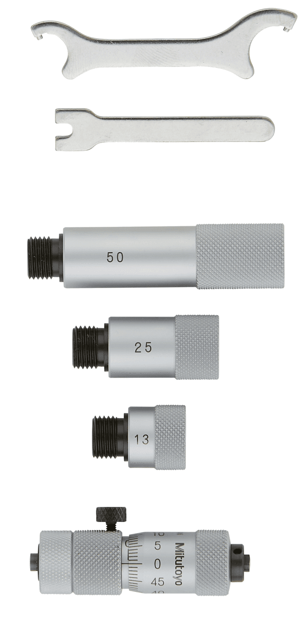 Image of tubular inside micrometer carbide tipped 50-150mm .