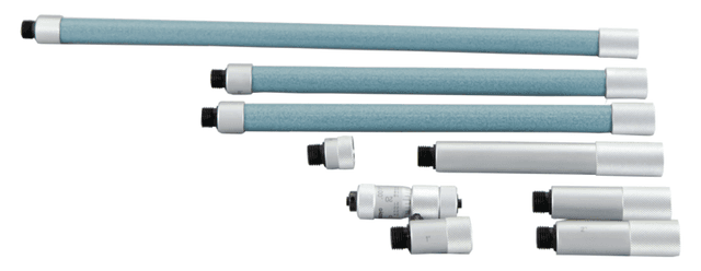 Image of tubular inside micrometer, hardened face 2-40" .