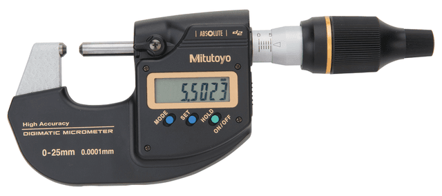 Image of high accuracy digital micrometer 0-25mm, absolute digimatic 2 .