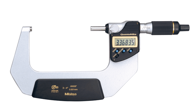 Image of digital micrometer quantumike ip65 inchmetric, 3-4" .
