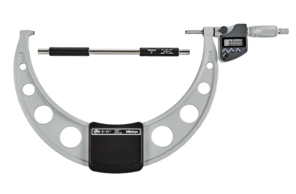 Image of digital micrometer ip65, inch/metric 9-10", with output .