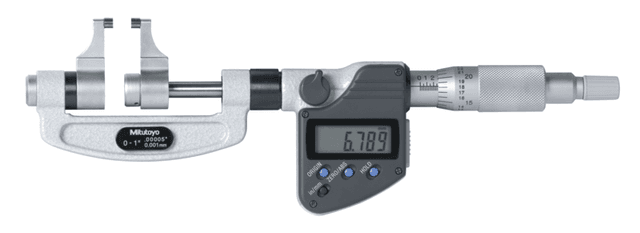Image of digital caliper jaw micrometer inch/metric, 2-3" .