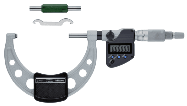 Image of digital microm., non rotating spindle inch/metric, 3-4" .