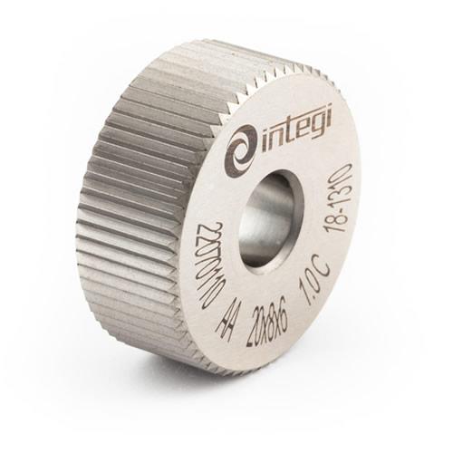 Image of 90° straight form knurl with dimensions 25x10x8 from Integi